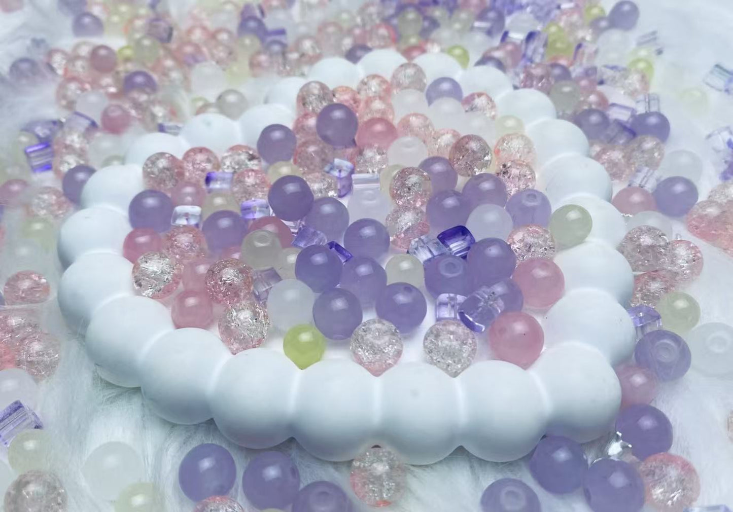 【A003】 夢の色 高品質ガラスビーズ